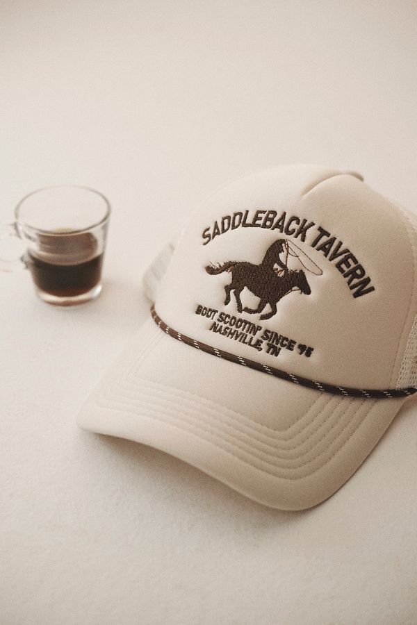 Slide View: 1: Worn/West Saddleback Tavern Trucker Hat