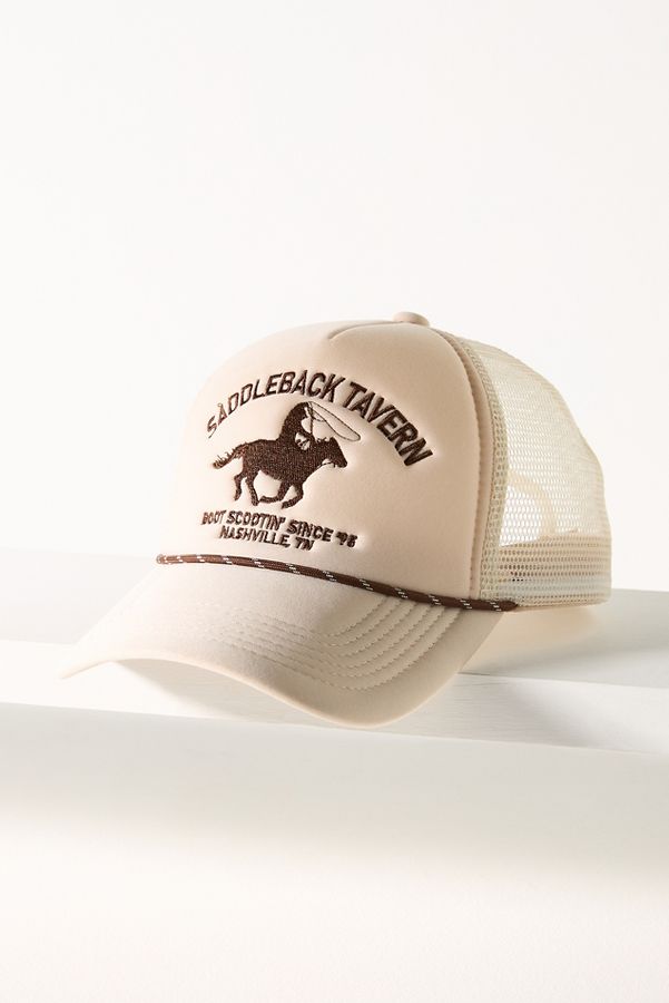 Slide View: 2: Worn/West Saddleback Tavern Trucker Hat