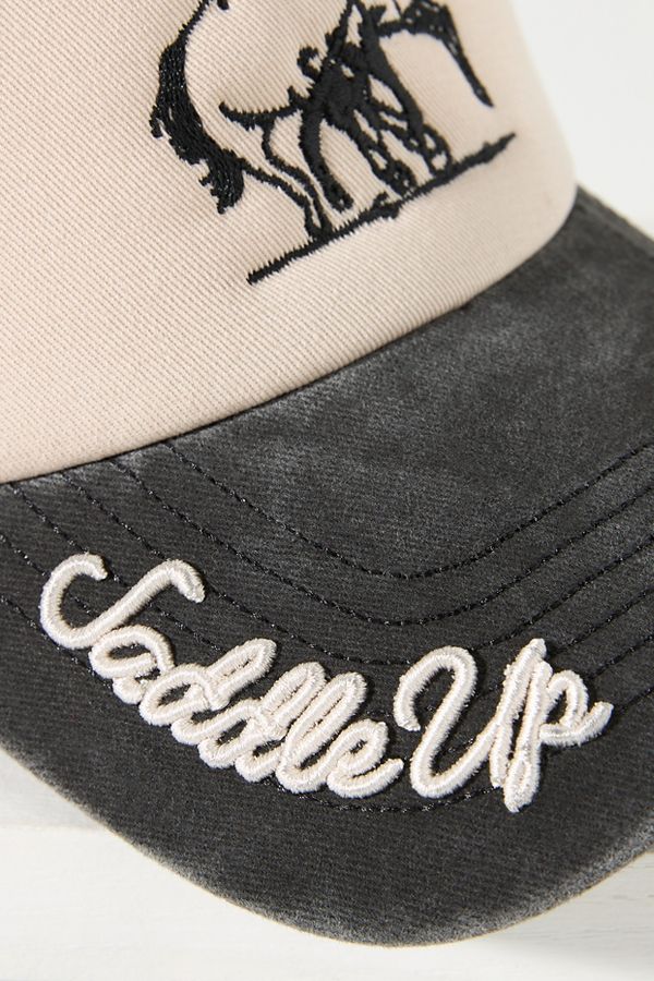 Slide View: 3: Worn/West Saddle Up Trucker Hat