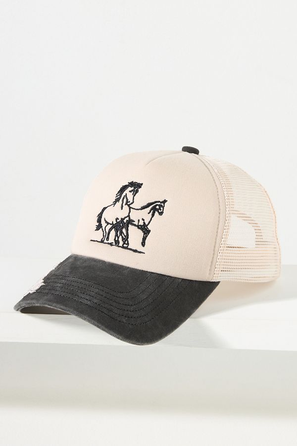 Slide View: 1: Worn/West Saddle Up Trucker Hat