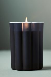 Slide View: 1: Scalloped Floral Neroli Grove Glass Candle