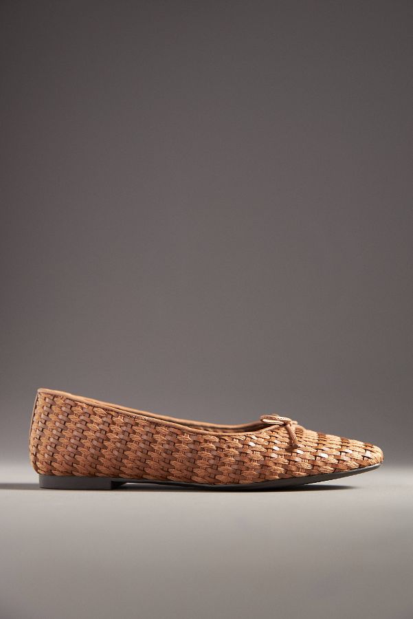 Slide View: 1: Schutz Arissa Woven Ballet Flats