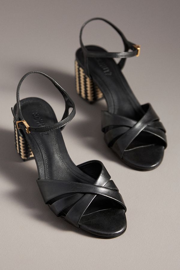 Slide View: 2: Schutz Keefa Mid Block Heels