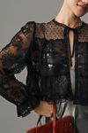 Thumbnail View 4: Anna Sui Lace Front-Tie Blouse