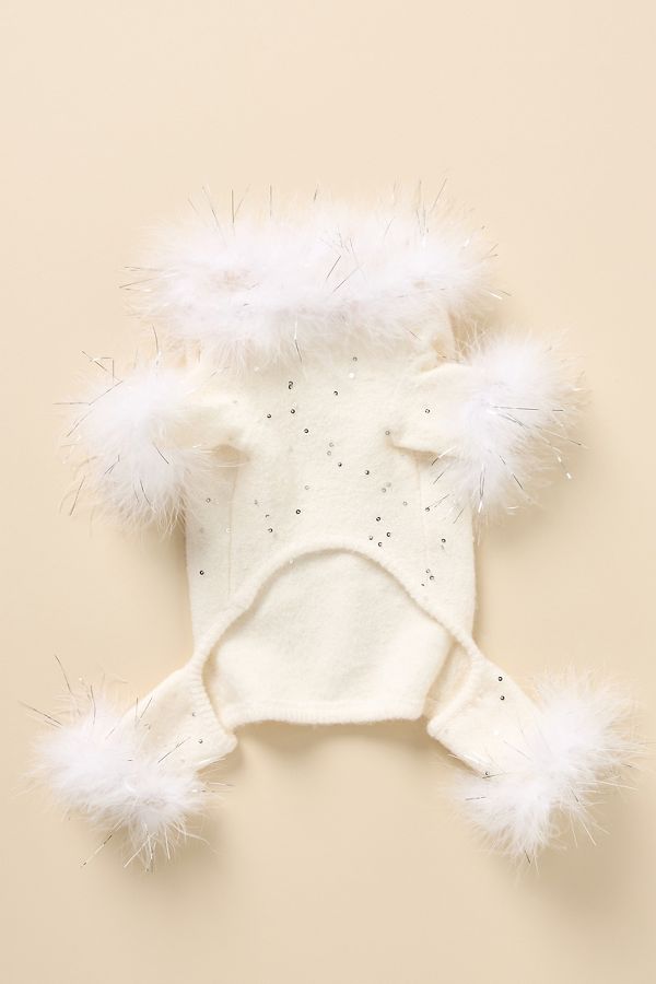 Slide View: 3: Maxbone x Anthropologie Sequin Pet Sweater