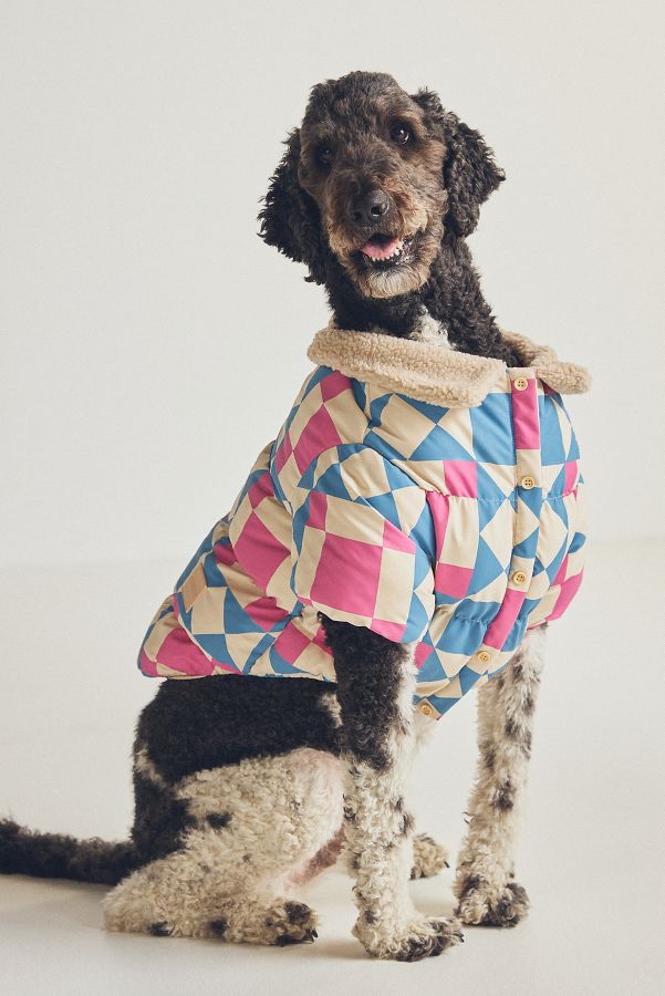 Slide View: 1: Maxbone x Anthropologie Quilted Pet Puffer Jacket