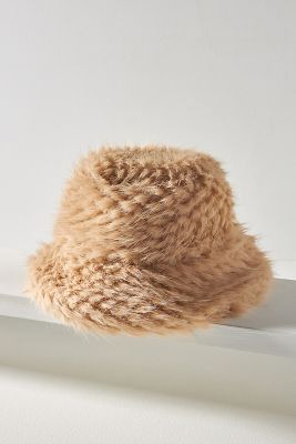 Lucky Zone Wild Faux-Fur Bucket Hat