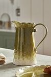 Thumbnail View 1: Ruffle Reactive Glaze Stoneware Pitcher