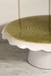 Thumbnail View 3: Ruffle Reactive Glaze Stoneware Cake Stand