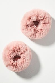 Slide View: 1: Faux-Fur Wrist Cuffs, Set of 2