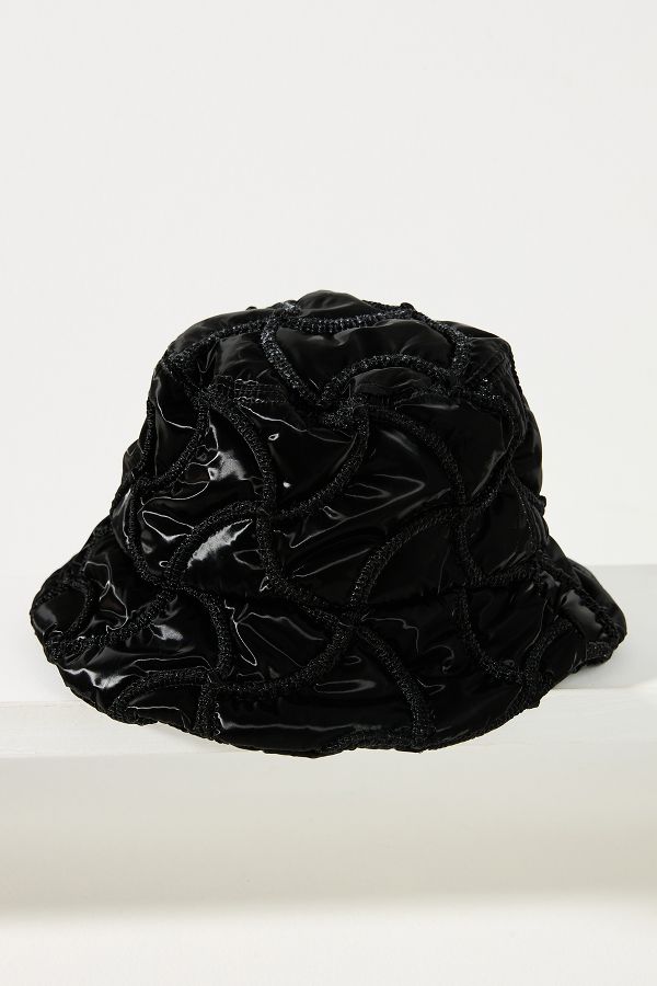 Slide View: 2: Lucky Zone Quilted Bucket Hat