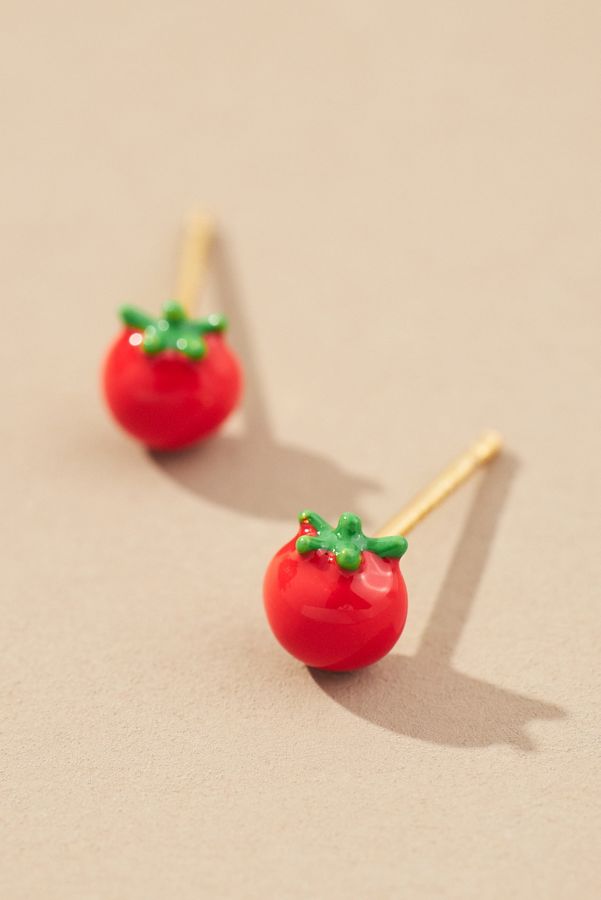 Vista diapositiva: 1: Veggie Post Earrings