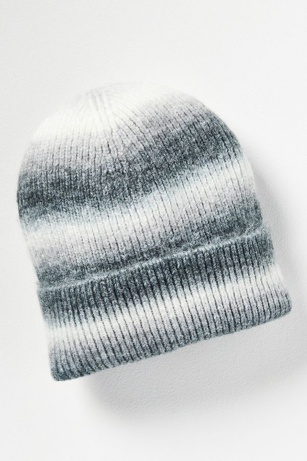 Slide View: 1: 8 Other Reasons Marled Ombre Stripe Beanie