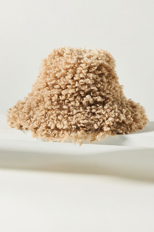 Slide View: 2: Wyeth Curly Sherpa Bucket Hat