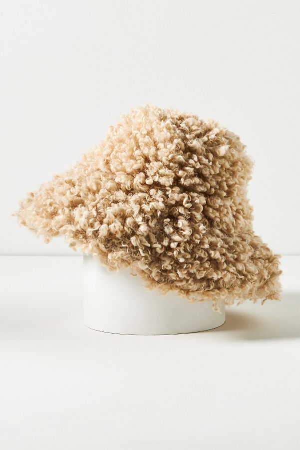 Slide View: 3: Wyeth Curly Sherpa Bucket Hat