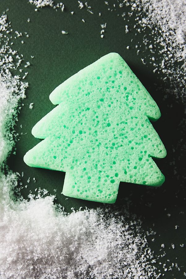 Slide View: 2: Spongellé Holiday Trees Body Wash Infused Buffer