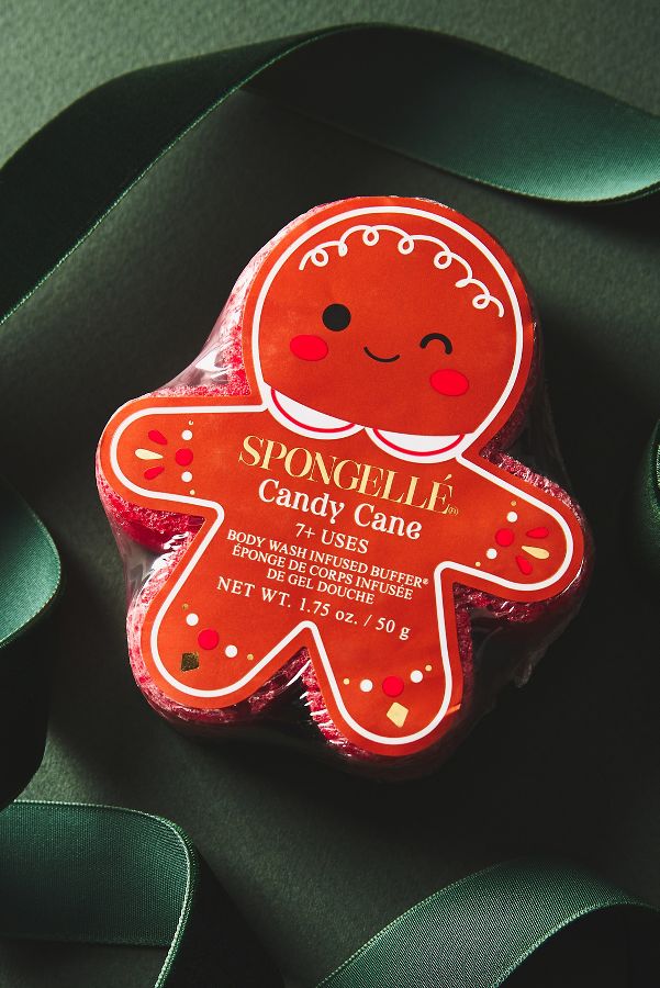 Slide View: 2: Spongellé Holiday Gingerbread Body Wash Infused Buffer