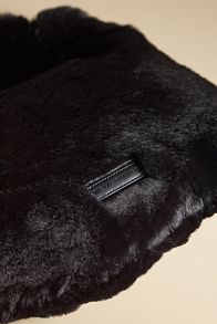 Slide View: 4: The Brigitte Satchel by Melie Bianco: Faux-Fur Edition