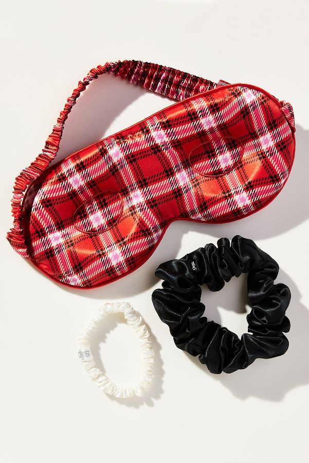 Slide View: 1: Slip Beauty Sleepover Eye Mask & Scrunchies Gift Set