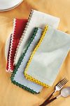 Thumbnail View 1: Ric Rac Cotton Napkin Set, Set of 4