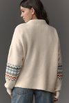 Thumbnail View 3: FRNCH Fairisle Cardigan Sweater