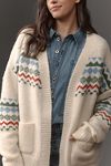 Thumbnail View 4: FRNCH Fairisle Cardigan Sweater