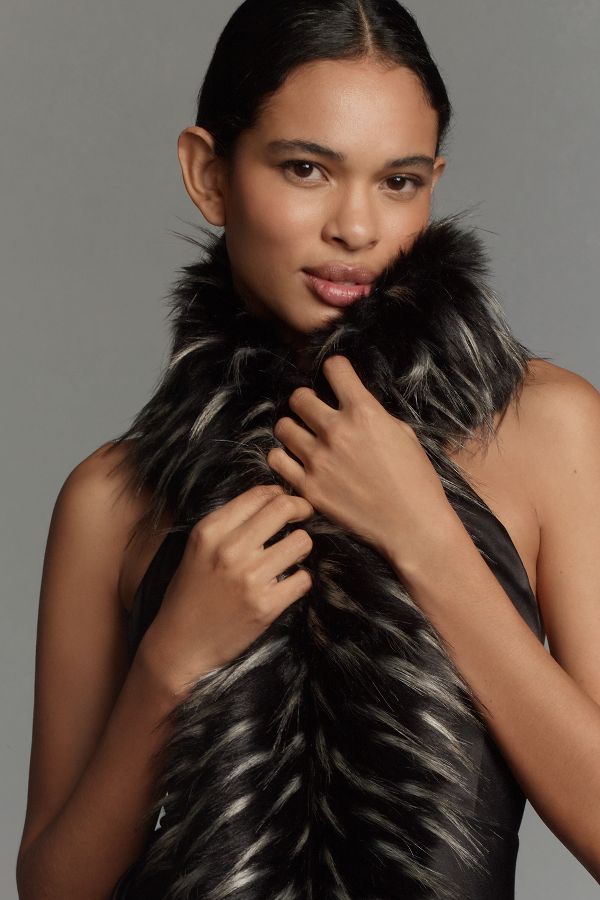 Slide View: 3: By Anthropologie Faux-Fur Scarf