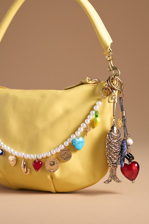 Slide View: 2: Antique Fish Bag Charm