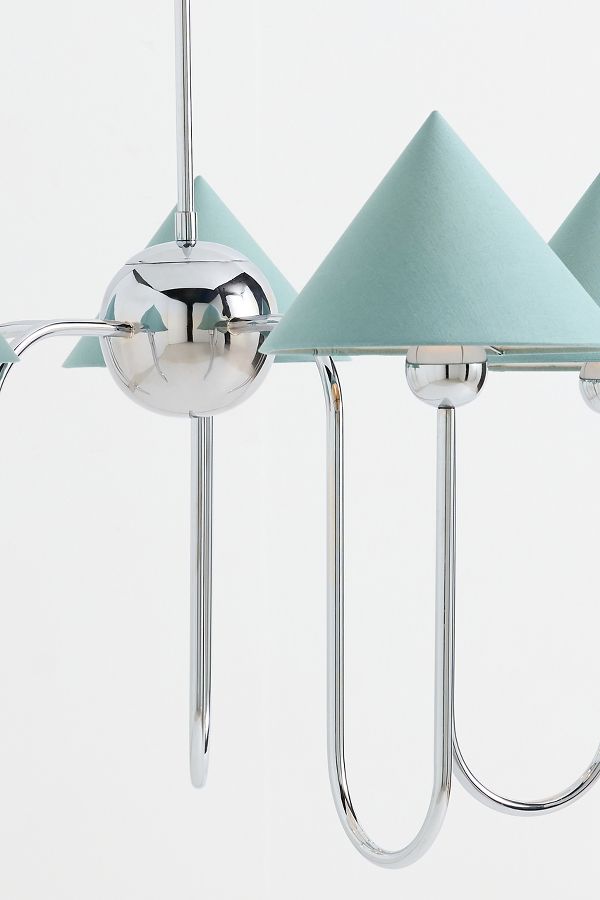 Slide View: 3: Edie Chrome Chandelier