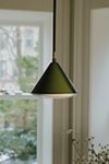 Thumbnail View 1: Greenwich Enameled Metal Semi-Flush Pendant