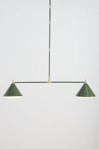 Slide View: 3: Greenwich Enameled Metal Chandelier