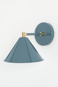 Slide View: 1: Greenwich Enameled Metal Sconce