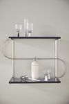 Thumbnail View 1: Milana Chrome and Acrylic Bar Shelf