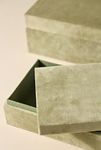 Thumbnail View 2: Lulu Velvet Covered Boxes, Set of 2