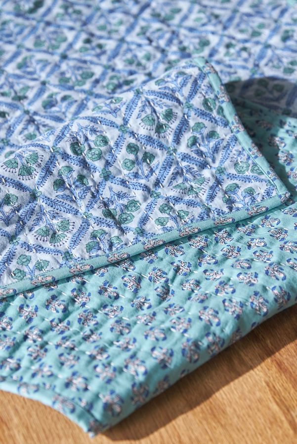 Slide View: 3: Kiara Block-Print Table Runner