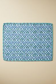 Slide View: 2: Kiara Block-Print Placemat