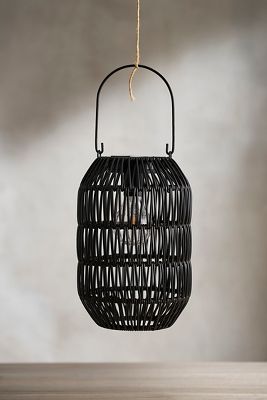 Woven Solar Hanging Lantern