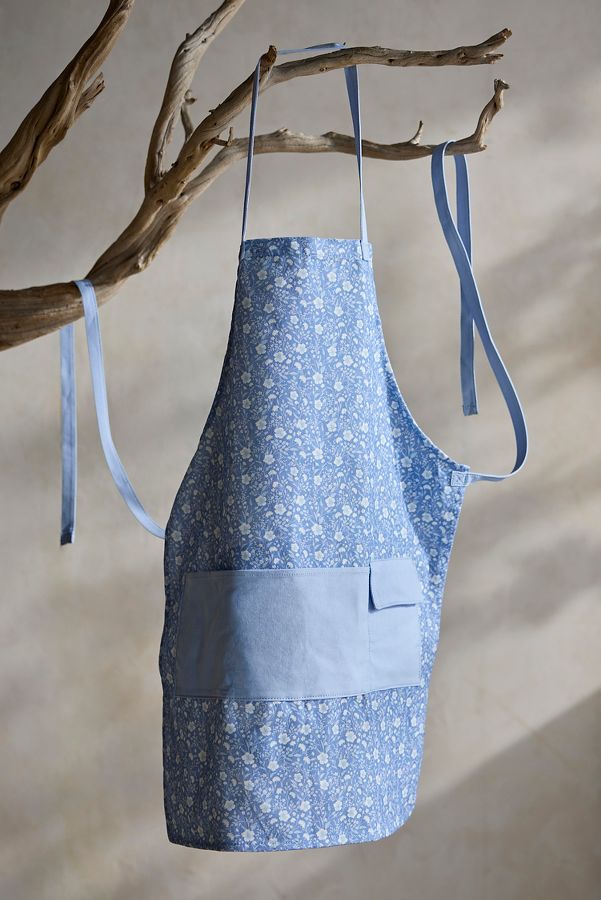 Slide View: 1: Lavender Canvas Apron