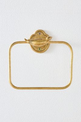 Verne Bird Towel Ring