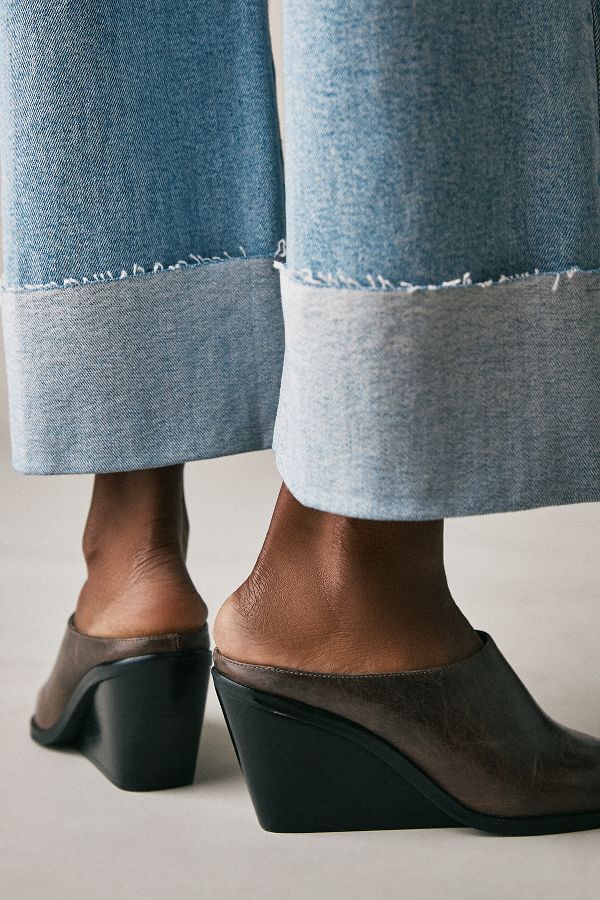 Slide View: 2: By Anthropologie Western Mule Heels