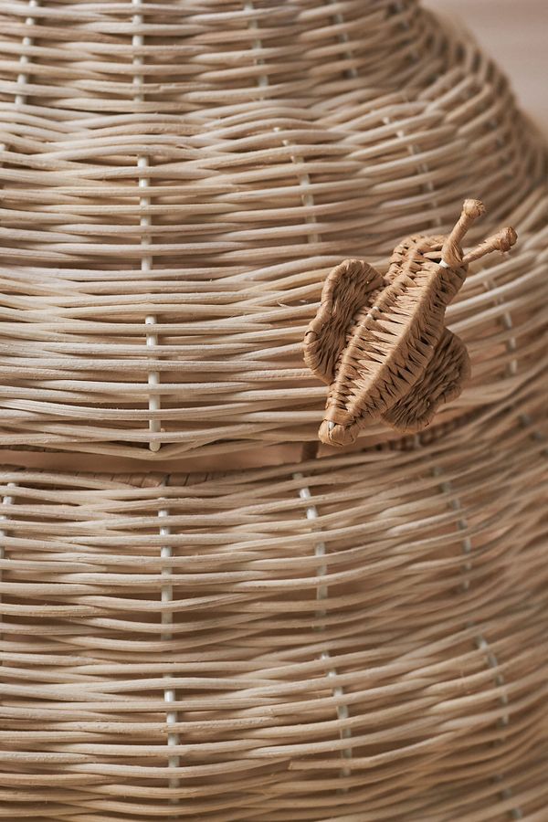 Slide View: 3: Bumblebee Woven & Rattan Hamper 