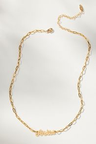 Slide View: 4: Zodiac Gold Necklace