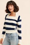 Thumbnail View 1: Kourt Monica Striped Sweater