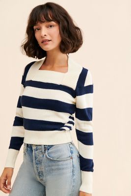 Kourt Monica Striped Sweater