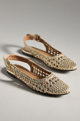 Seychelles Avalon Woven Slingback Flats