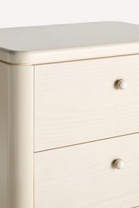 Slide View: 3: Tasha Lacquer Five-Drawer Dresser