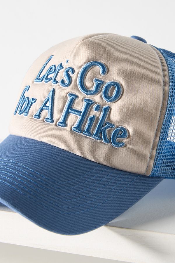 Slide View: 4: Worn/West Let's Go For A Hike Trucker Hat