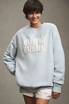 Thumbnail View 1: BRIDEMERCH Marriage Material Oversized Crew-Neck Sweatshirt