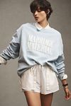 Thumbnail View 2: BRIDEMERCH Marriage Material Oversized Crew-Neck Sweatshirt