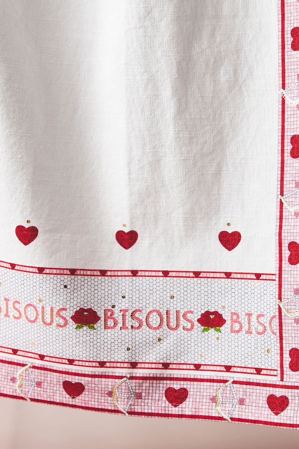 Slide View: 2: The Bistro Tile Dishtowel: Valentine's Edition